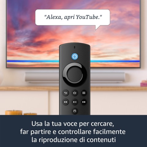 Amazon Fire TV Stick Lite con telecomando vocale Alexa | Lite