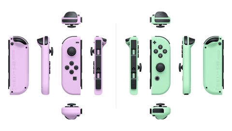 Nintendo Switch - Set da due Joy-Con Viola Pastello/Verde pastello