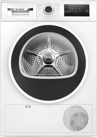 Bosch Serie 4 WTH85208II asciugatrice Libera installazione Caricamento frontale 8 kg A++ Nero, Bianco