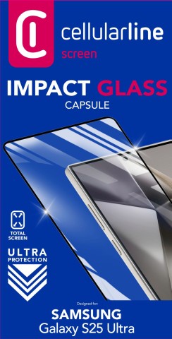 Cellularline Impact Glass Capsule - Galaxy S25 Ultra