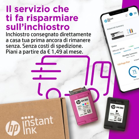 HP OfficeJet Stampante multifunzione 8014e