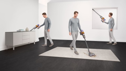 Dyson V15 Detect Absolute aspirapolvere senza filo Nichel, Acciaio inox, Giallo Senza sacchetto