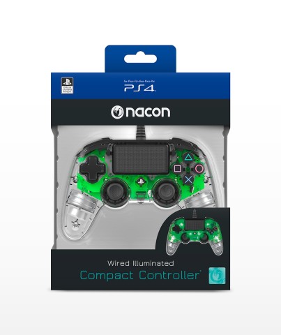 NACON ACC.PS4 WIRED LUMINOSO GREEN CONTROLLER WIRED X PS4 VERDE LUMINO