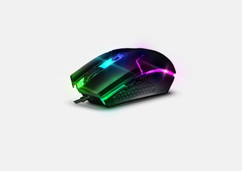 ACER MOUSE STARK GM1200 MOUSE WIRED RGB 6TASTI NERO/VERDE