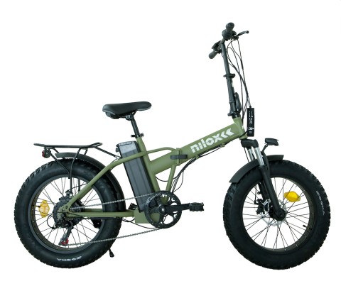 NILOX E-BIKE FAT K10 PLUS GREEN E-BIKE FOLD 250W 36V10AH 20" VERDE