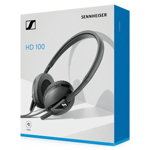 SENNHEISER CUFFIA CIRCUM.HD100 CUFFIA ARCH. 18OHM 113DB C/MIC. NER