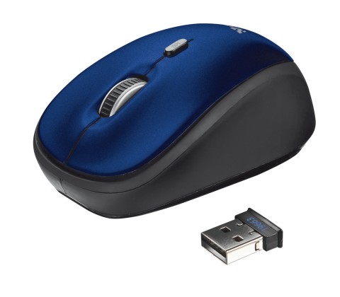 TRUST MINI MOUSE WIRELESS YVI BLUE MOUSE WIRELESS 2.4GHZ 8M VIVY