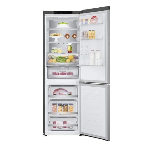 LG GBP62PZNCN Frigorifero combinato, Classe C, 384L, Fresh Converter, No frost, Inox