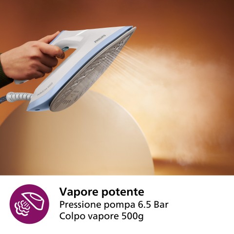 Philips 6000 series PerfectCare PSG6026/20, Ferro da stiro generatore di vapore, 2400W, 1.8L