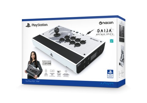 NACON DAIJA Arcade Stick Nero, Bianco USB Speciale PC, PlayStation 4, PlayStation 5