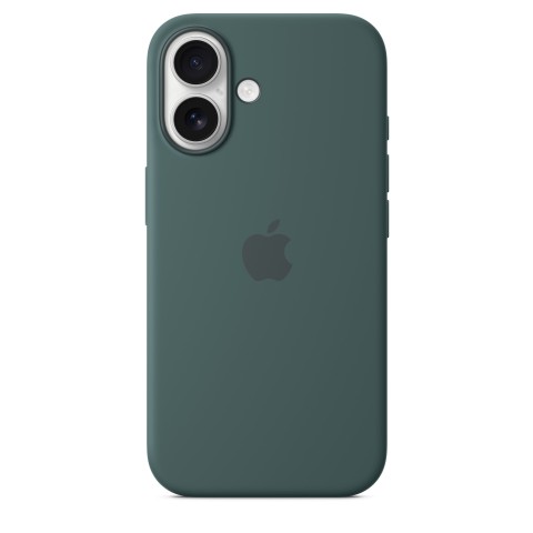 Apple Custodia MagSafe in silicone per iPhone 16 - Verde lago