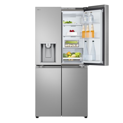 LG GML861PYPE Frigorifero Multidoor Slim, Classe E, 506L, Wi-Fi, Total No Frost, Prime Silver