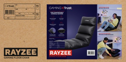 Trust GXT 718 RAYZEE Sedia da gioco per console Seduta imbottita Nero