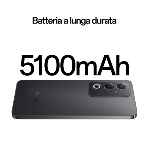 OPPO A80 5G Smartphone, AI Doppia Fotocamera 50+2MP, Selfie 8MP, Display 6.67” 120HZ LCD HD+, 5100mAh, RAM 16 GB (8+8) + ROM 256GB, IP54, [Versione Italia], Starry Black