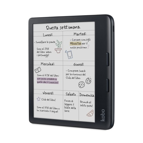 Rakuten Kobo Libra Colour lettore e-book Touch screen 32 GB Wi-Fi Nero