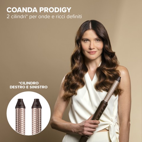 Bellissima Imetec Prodigy | Styler Digitale ad aria calda 6 in 1 - Onde, Ricci, Liscio Volume Senza Danni ai Capelli - Tecnologia Ion-Ceramic HI-Pro - Tecnologia Coanda - Controllo del Calore