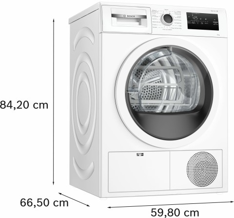 Bosch Serie 4 WTH85V18II Asciugatrice a pompa di calore 8 kg Classe A++