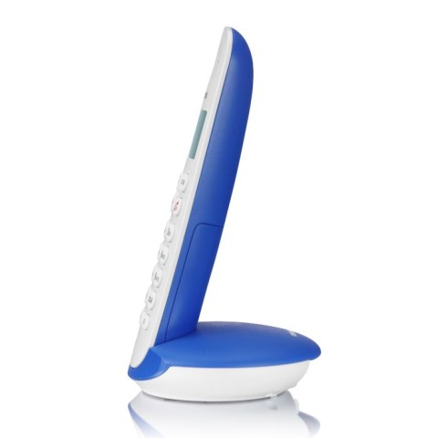 Brondi Lotus Telefono DECT Blu, Bianco