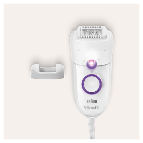 Braun Silk-épil 5 -505 Power Epilatore Donna Per Primi Utilizzi Epilazione Delicata Con Filo Per Un’Alimentazione Senza Interruzioni,