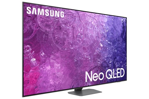 Samsung Series 9 TV QE65QN90CATXZT Neo QLED 4K, Smart TV 65" Processore Neural Quantum 4K, Dolby Atmos e OTS+, Carbon Silver 2023