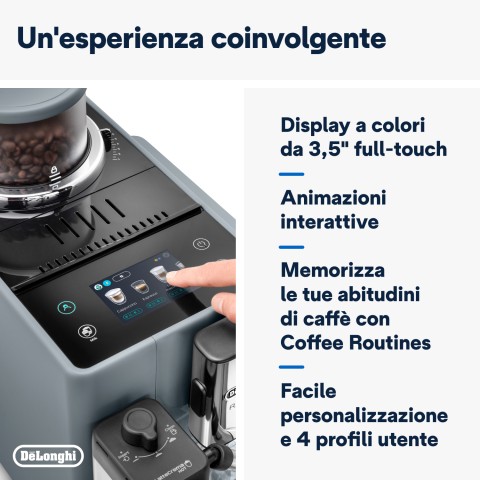 De’Longhi Rivelia EXAM440.55.G Macchina da caffè automatica Grey