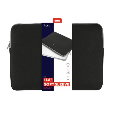 Trust 21254 borsa per laptop 29,5 cm (11.6") Custodia a tasca Nero