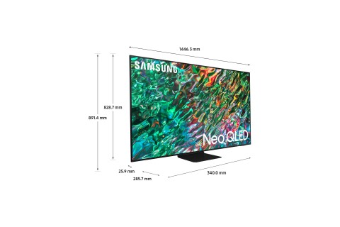 Samsung TV Neo QLED 4K 65” QE65QN90B Smart TV Wi-Fi Titan Black 2022, Mini LED, Processore Neo Quantum 4K, Quantum HDR, Gaming mode, Suono 3D