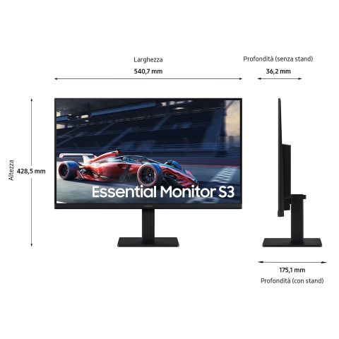 Samsung Monitor LED Serie S30GD da 24'' Full HD Flat