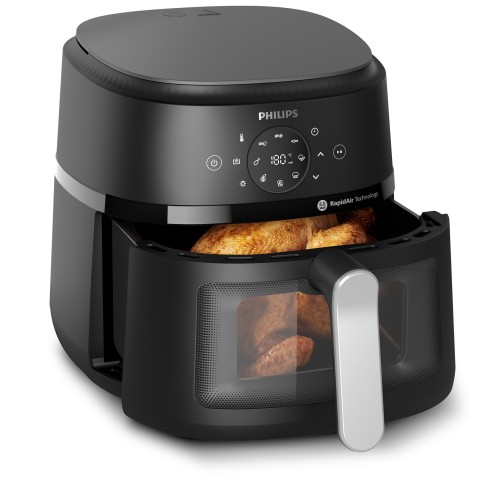 Philips 2000 series NA231/00 Airfryer 6.2 L, Friggitrice ad aria 13 in 1, App ricettario