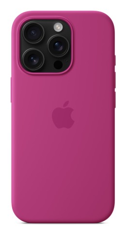 Apple Custodia MagSafe in silicone per iPhone 16 Pro - Fucsia