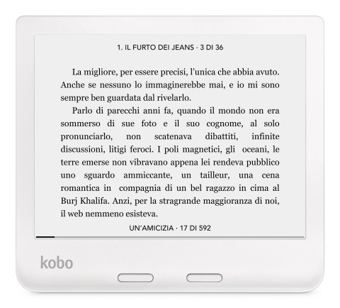 Rakuten Kobo Libra 2 lettore e-book Touch screen 32 GB Wi-Fi Bianco