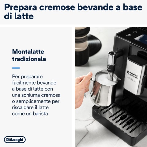 De’Longhi Rivelia EXAM440.35.B Macchina da caffè automatica Black