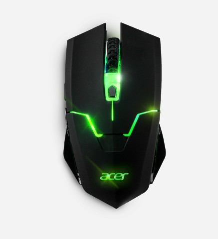 ACER MOUSE STARK GM1200 MOUSE WIRED RGB 6TASTI NERO/VERDE