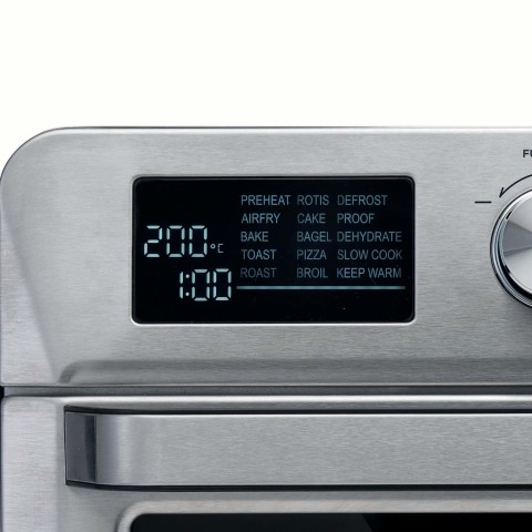 Ariete 4629 Forno + Friggitrice ad Aria 25L, 1700 W, Capacità 25L, 15 funzioni di cottura, Multifunzione, Temperatura fino a 230°, Silver