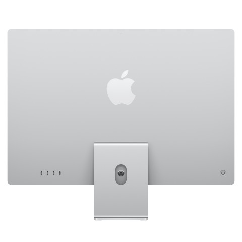 Apple iMac 24"Retina Display 4,5K, Chip M4 con CPU 10‑core, GPU 10‑core, 16GB, 512GB SSD, Argento