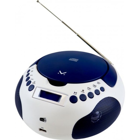 New Majestic AH 265 DAB WB Digitale DAB, DAB+, FM, PLL Blu, Bianco Riproduzione MP3