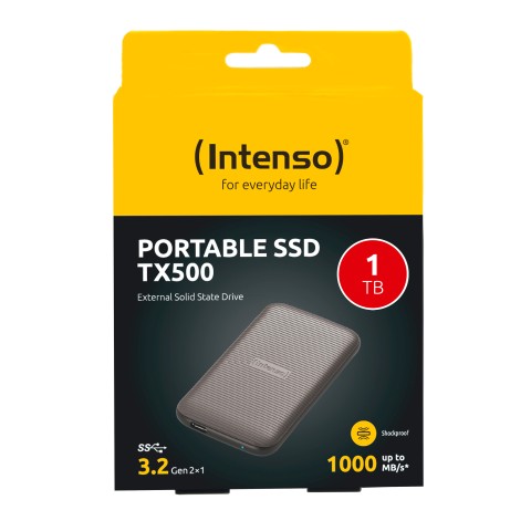 Intenso Lesen/Schreiben bis zu 1000 MB/s/1TB USB tipo-C 3.2 Gen 2 (3.1 Gen 2) Marrone