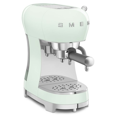 Smeg Macchina da Caffè Espresso Manuale 50's Style – Verde Pastello LUCIDO – ECF02PGEU