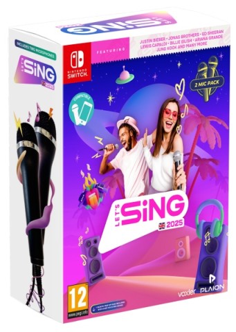 GAME Let's Sing 2025 Standard+Componente aggiuntivo Inglese Nintendo Switch