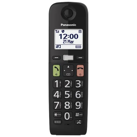 Panasonic KX-TGU110EXB telefono Telefono DECT Nero