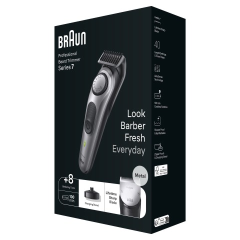 Braun BeardTrimmer 7 BT7420 Regolabarba Uomo