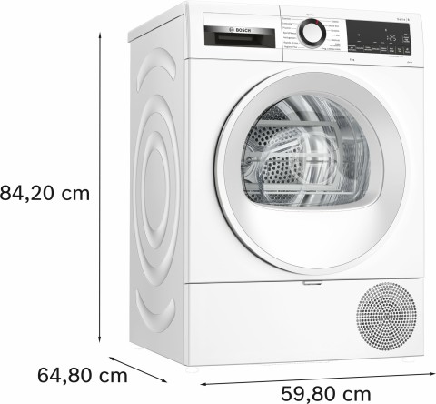 Bosch WQG233D1IT Serie 6 Asciugatrice a pompa di calore 8 kg Classe A+++