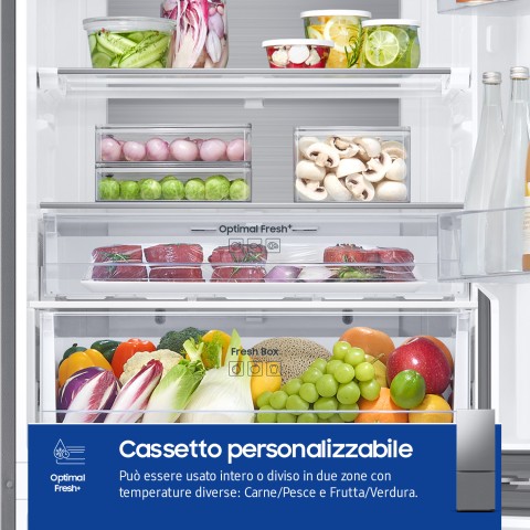 Samsung RB53DG706CS9 Libera installazione 538 L C Metallico, Acciaio inox