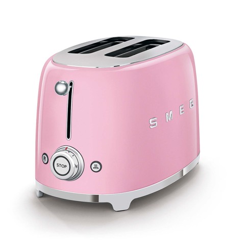 Smeg Tostapane 50's Style – Rosa LUCIDO 2x2 – TSF01PKEU