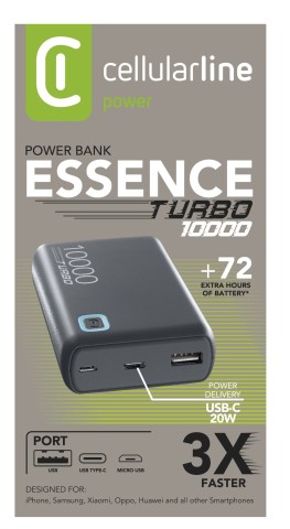 Cellularline ESSENCE TURBO 10000