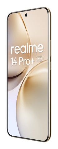 realme 14 Pro+ 5G 17,4 cm (6.83") Doppia SIM Android 15 USB tipo-C 12 GB 512 GB 6000 mAh Perlato, Bianco