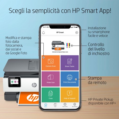 HP OfficeJet Pro Stampante multifunzione 8025e