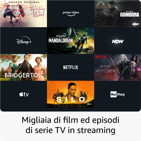 Amazon Nuovo Fire TV Stick 4K di | Dispositivo per lo streaming con supporto per Wi-Fi 6E e modalità ambiente