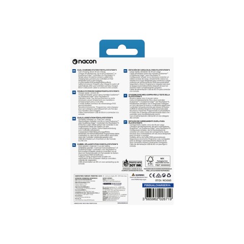 NACON Dual Charger V4 Base di ricarica
