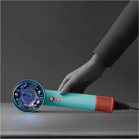 Dyson Asciugacapelli Supersonic Nural (acquamarina/tangerine)